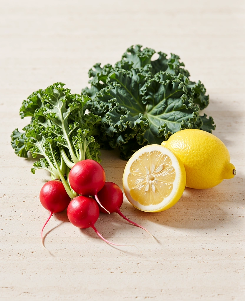 Frische gesunde Zutaten